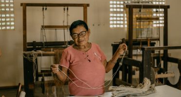 Fibras do croá viram peças artesanais. Foto: Divulgação