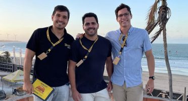 Na foto: Diretoria Construtora Brava - André Coelho, David Alencar e Matheus Gress