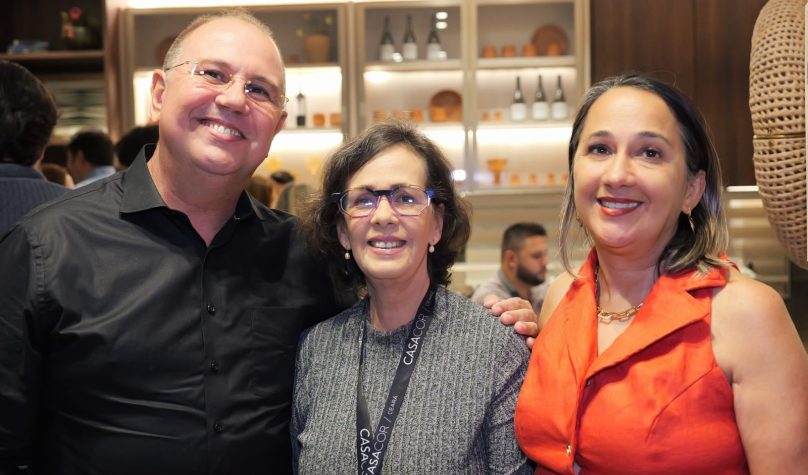 Gerson Ribeiro, Neuma Figueirêdo, Solange Lemos (Foto: Allan Diniz)